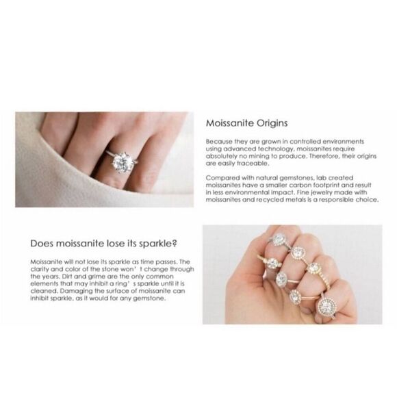 CERTIFIED New Genuine Moissanite Diamond 1.8 Carat Round Halo Design Necklace - Picture 6 of 9